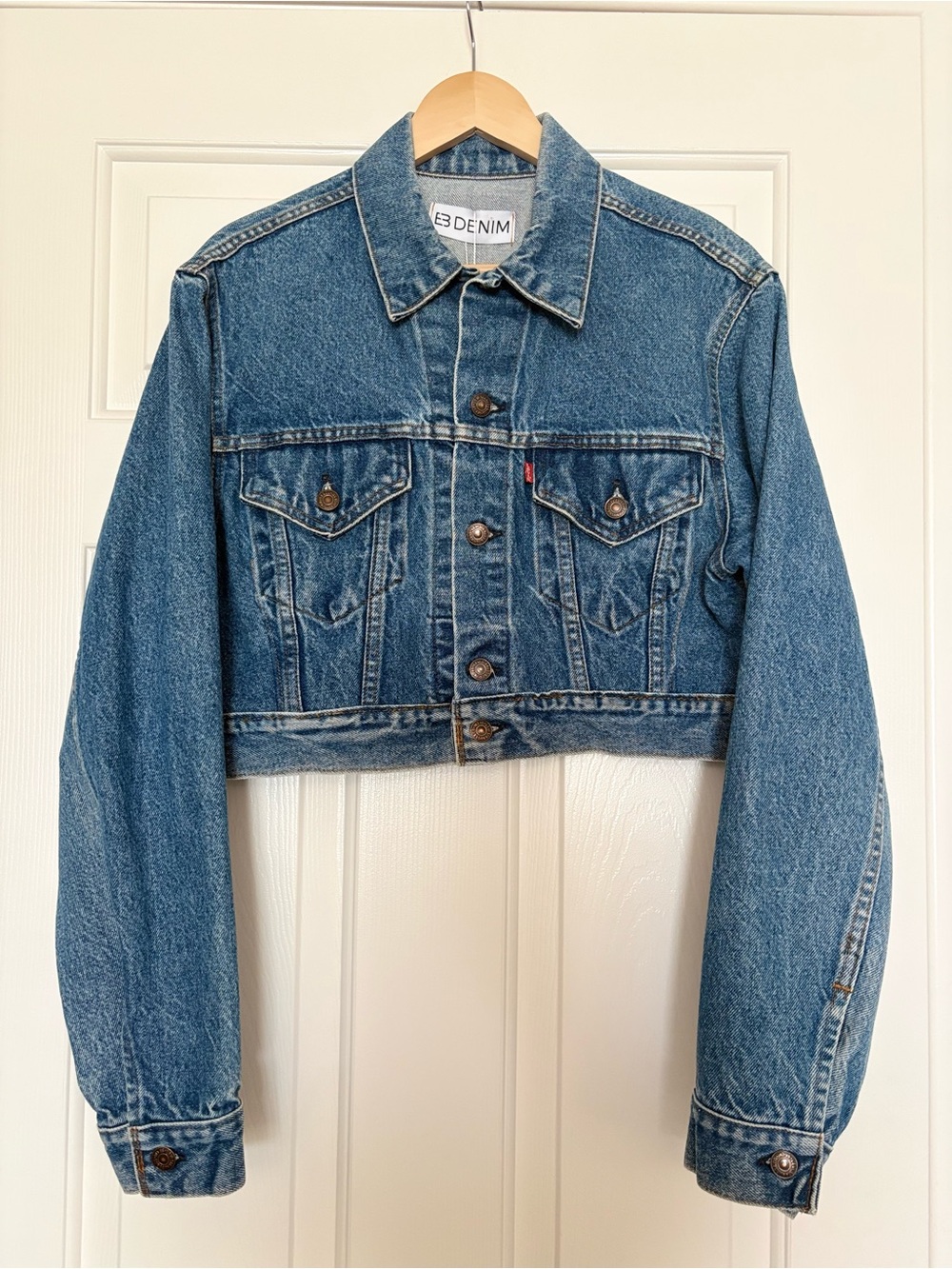 E.B. Denim Revolve Denim Vtg. 90s style Levis Jacket✨NWT Sz Small
